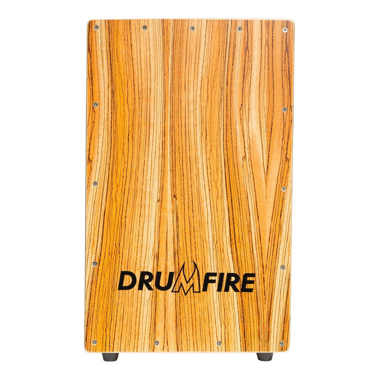 Drumfire Ebenaceae Front Wooden Cajon