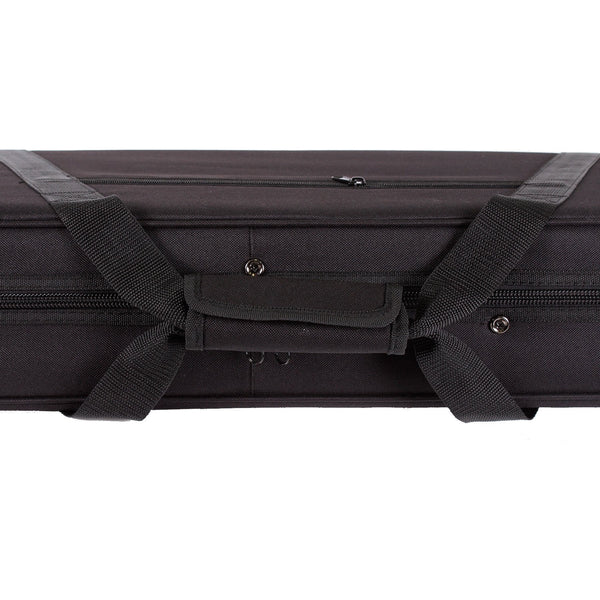 Fretz Rectangular Electric Bass Guitar Polyfoam Case (Black)