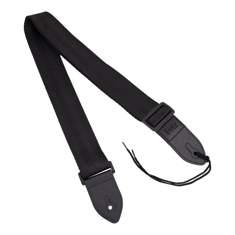 Fretz 'Seat Belt’ Guitar Strap (Black)