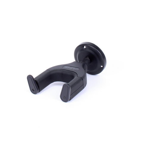 Fretz Short Self-Securing Wall-Mounted Guitar Hanger (Black)