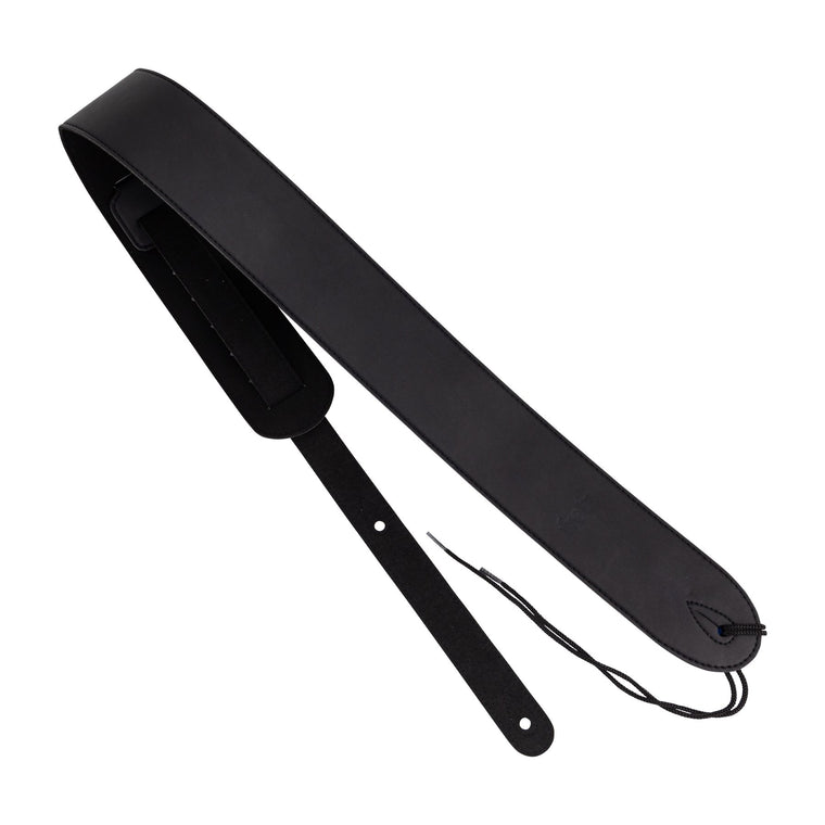 Fretz Standard MF Leather Guitar Strap (Black)