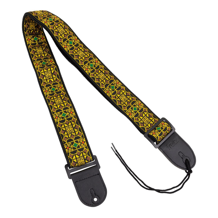 Fretz Woven Jacquard Polyster Guitar Strap (Royal)