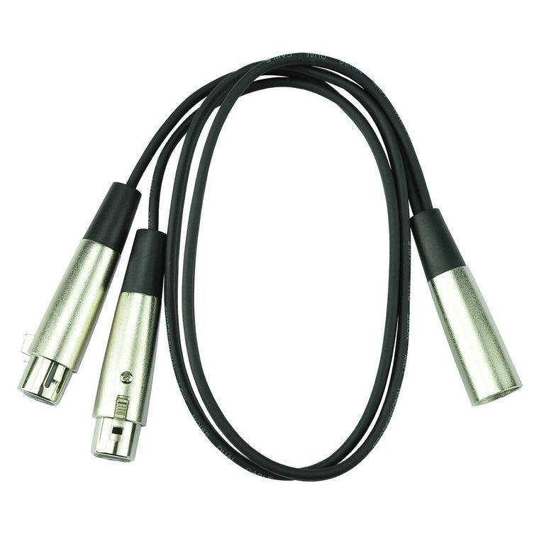 Handy Patch 1m Male XLR to Two Female XLR