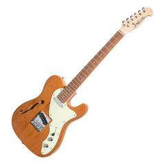J&D Luthiers Thinline TE-Style Electric Guitar (Natural Gloss)