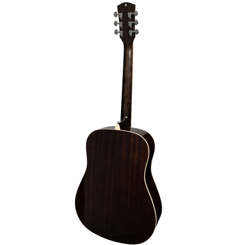 Lorden Acoustic Dreadnought Guitar (Black)