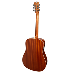 Lorden Left Handed Acoustic Dreadnought Guitar (Natural Gloss)