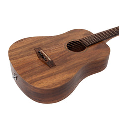 Martinez Acoustic-Electric Babe Traveller Guitar (Rosewood)