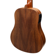 Martinez Acoustic-Electric Babe Traveller Guitar with Built-In Tuner (Rosewood)