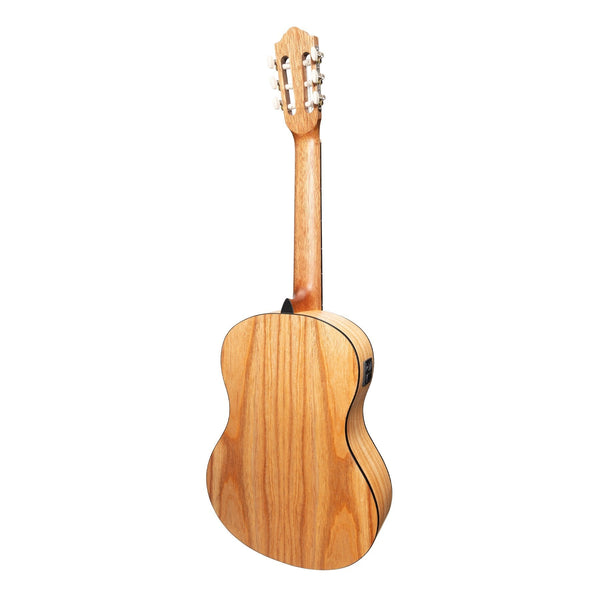 Martinez Full Size Student Classical Guitar with Built In Tuner (Mindi-Wood)