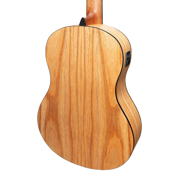 Martinez Full Size Student Classical Guitar with Built In Tuner (Mindi-Wood)