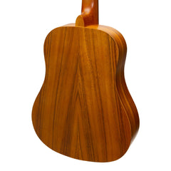Martinez Left Handed Acoustic Babe Traveller Guitar (Koa)