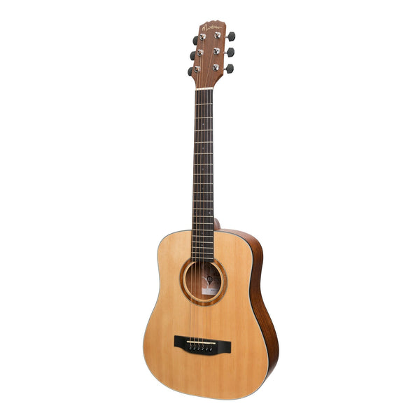 Martinez 'Natural Series' Spruce Top Acoustic-Electric Babe Traveller Guitar (Open Pore)-MNBT-15-SOP