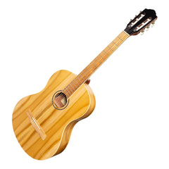 Martinez 'Slim Jim' Full Size Electric Classical Guitar with Pickup/Tuner (Jati-Teakwood)