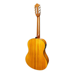 Martinez 'Slim Jim' Full Size Electric Classical Guitar with Pickup/Tuner (Koa)