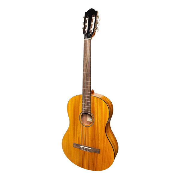 Martinez 'Slim Jim' Full Size Electric Classical Guitar with Pickup/Tuner (Koa)-MC-SJ44PT-KOA