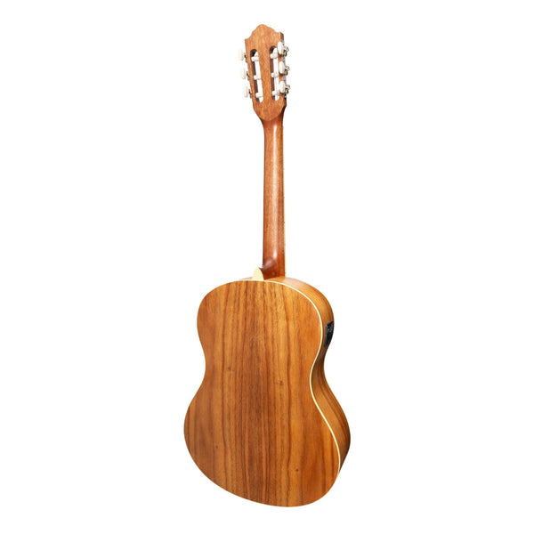 Martinez 'Slim Jim' Full Size Student Classical Guitar with Built In Tuner (Rosewood)