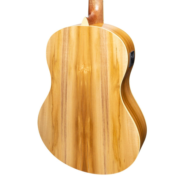 Martinez 'Slim Jim' Full Size Student Classical Guitar with Built In Tuner (Spruce/Jati-Teakwood)