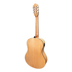 Martinez 'Slim Jim' Full Size Student Classical Guitar with Built In Tuner (Spruce/Mahogany)