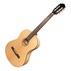 Martinez 'Slim Jim' Full Size Student Classical Guitar with Built In Tuner (Spruce/Mahogany)
