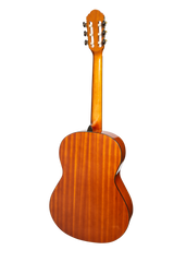 Martinez 'Slim Jim' G-Series Left Handed Full Size Student Classical Guitar Pack with Built In Tuner (Natural-Gloss)