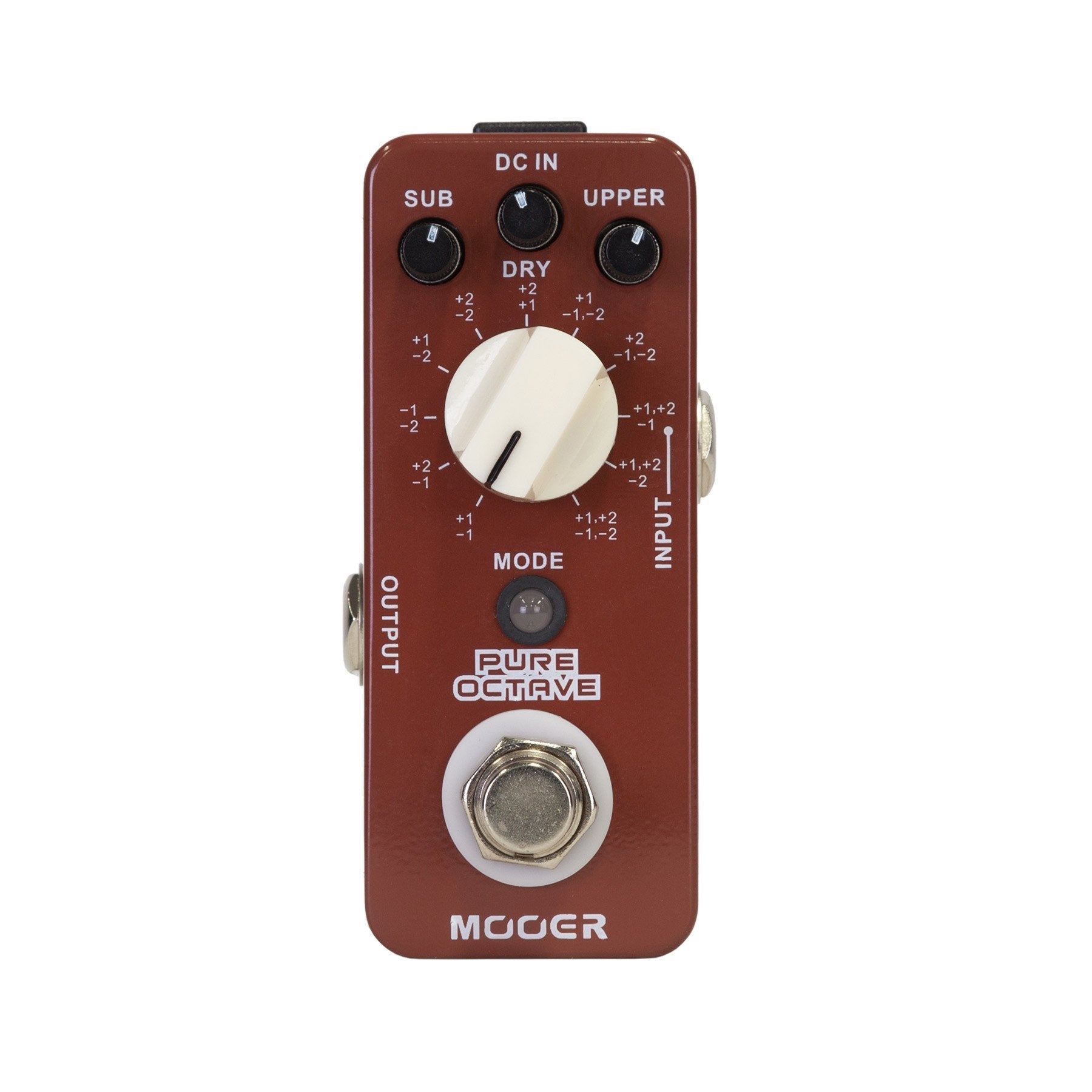 Mooer 'Pure Octave' Polyphonic Octave Micro Guitar Effects Pedal-MEP-PO