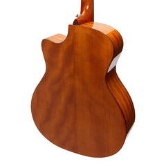 Ranch Flame Maple Top Acoustic Small-Body Cutaway Guitar (Natural Gloss)