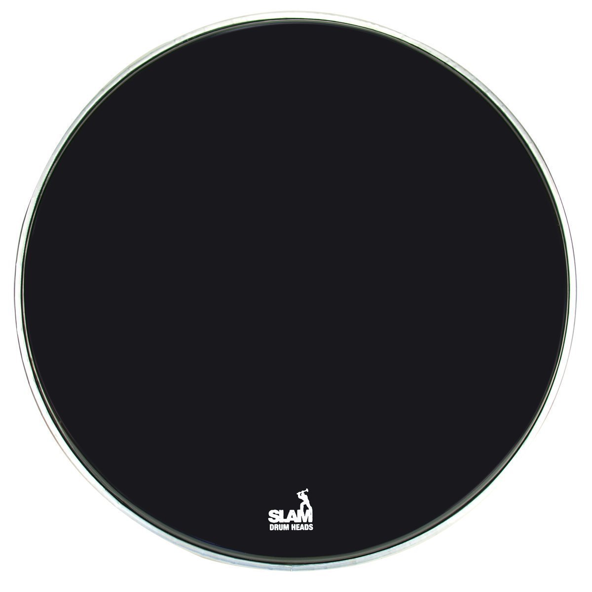 Slam Black Front Bass Drum Head (18")-SDH-RB18BD-BLK