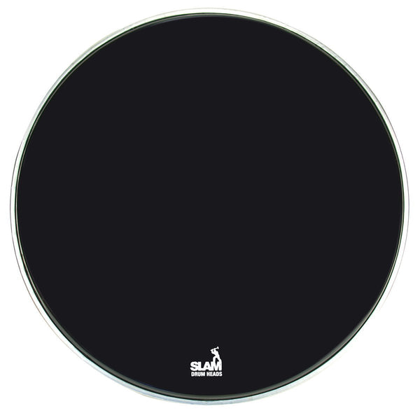 Slam Black Front Bass Drum Head (18")-SDH-RB18BD-BLK