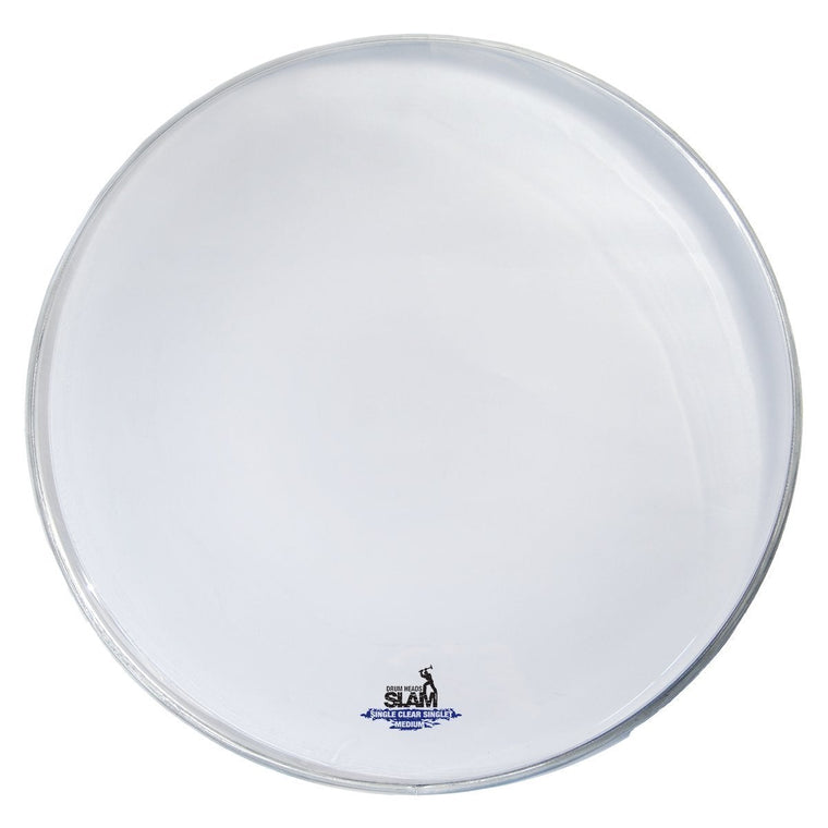Slam Single Ply Clear Medium Weight Drum Head (18