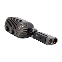 SoundArt 'Vintage' Dynamic Microphone with Deluxe Carry Case (Black Chrome)