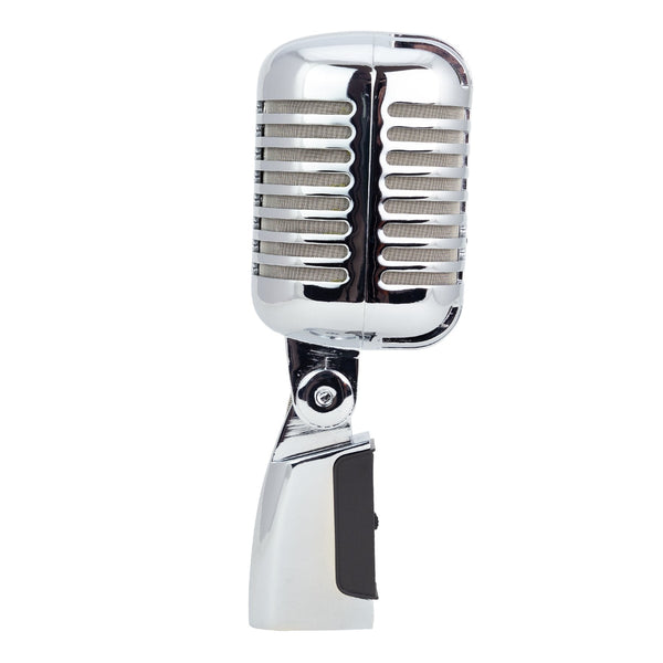SoundArt 'Vintage' Dynamic Microphone with Deluxe Carry Case (Chrome)