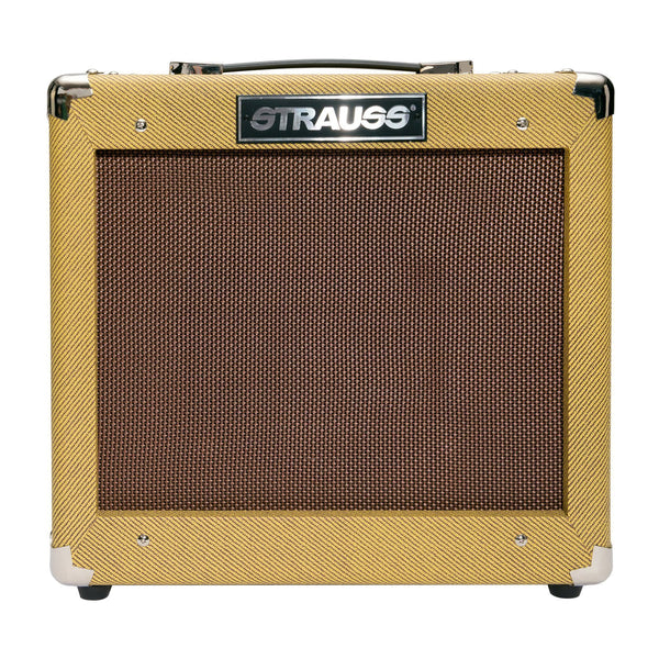 Strauss 'Legacy Vintage' 35 Watt Combo Solid State Guitar Amplifier (Tweed)-SLA-V35RG-TWD