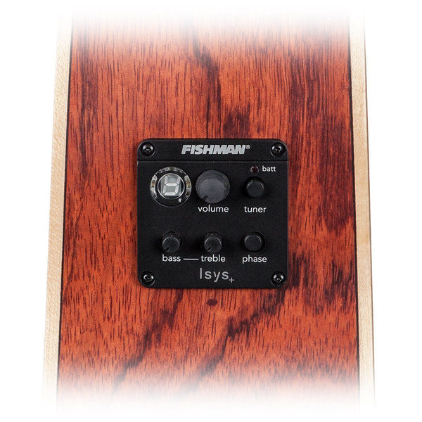 Timberidge '4 Series' 12-String Cedar Solid Top Acoustic-Electric Small Body Cutaway Guitar (Natural Satin)