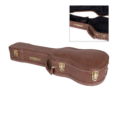 Timberidge '4 Series' Left Handed Cedar Solid Top Acoustic-Electric Traveller Mini Guitar (Natural Satin)