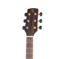 Timberidge '4 Series' Left Handed Cedar Solid Top Acoustic-Electric Traveller Mini Guitar (Natural Satin)