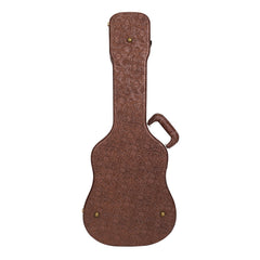 Timberidge Deluxe Shaped Mini Acoustic Guitar Hard Case (Paisley Brown)