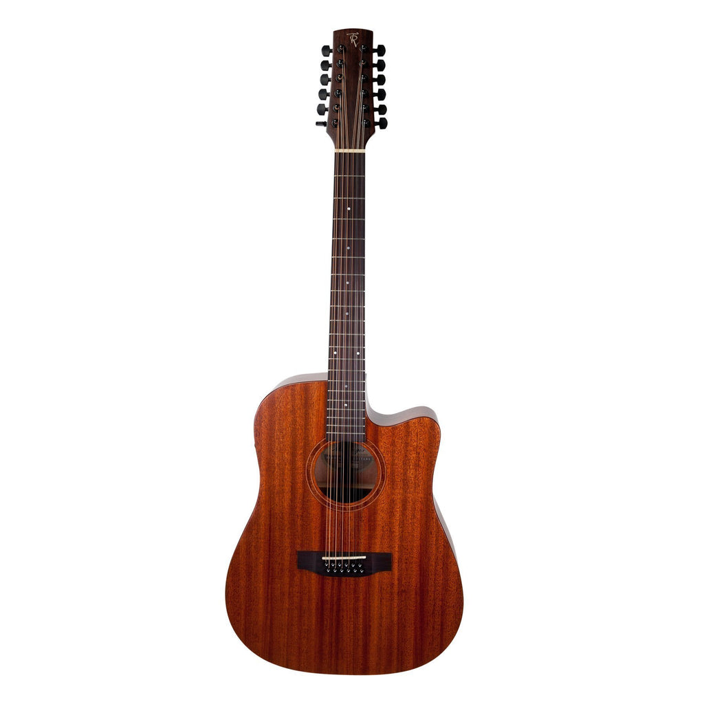 Timberide Timberidge 'Messenger Series' 12-String Mahogany Solid Top Acoustic-El ...