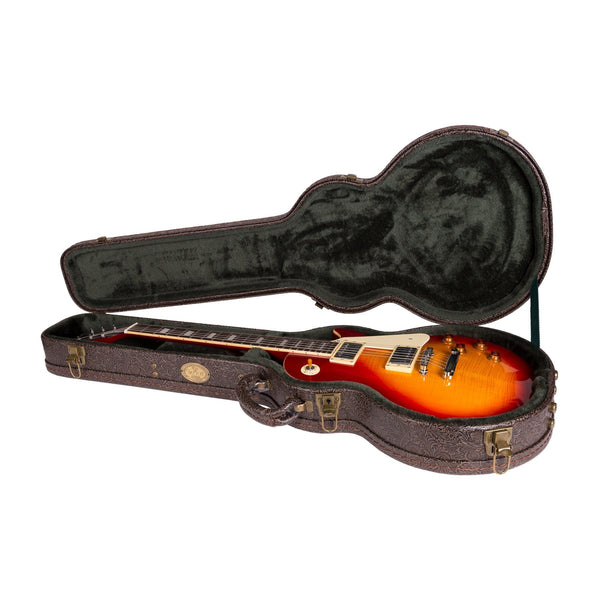 Tokai Deluxe Shaped LP-Style Electric Guitar Hard Case (Paisley Dark Brown)