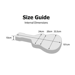 Tokai Deluxe Shaped LP-Style Electric Guitar Hard Case (Paisley Dark Brown)